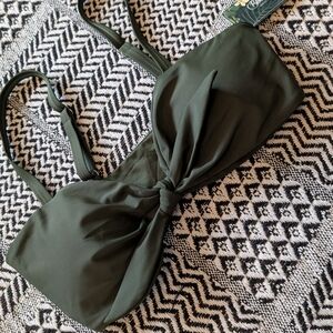 Elegant Olive Bikini Top